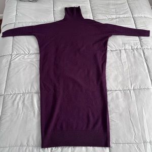 Hatch maternity merino wool sweater dress eggplant size 1